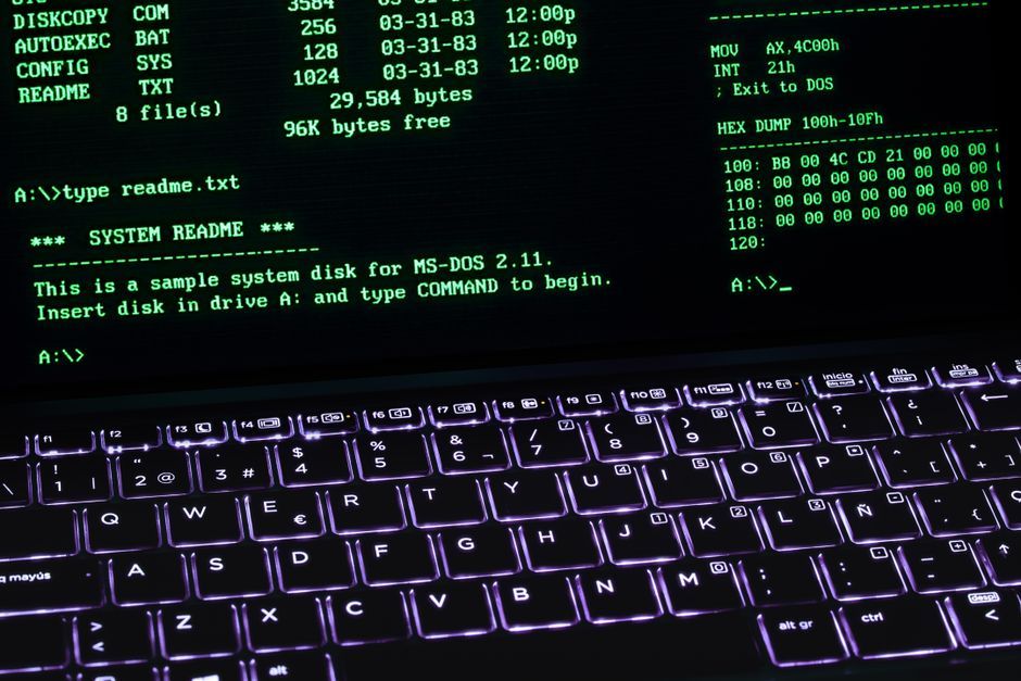 terminal code command line interface computer screen
