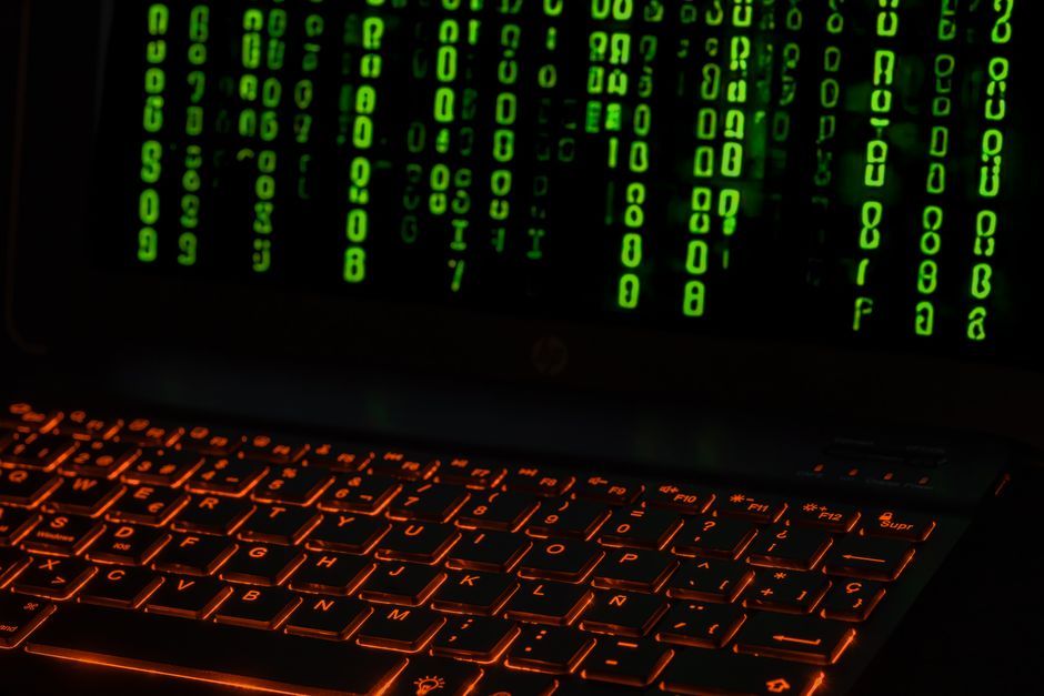 artificial intelligence ai chat screen code matrix
