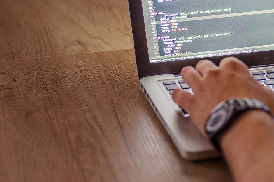 software code screen markdown editor workspace office