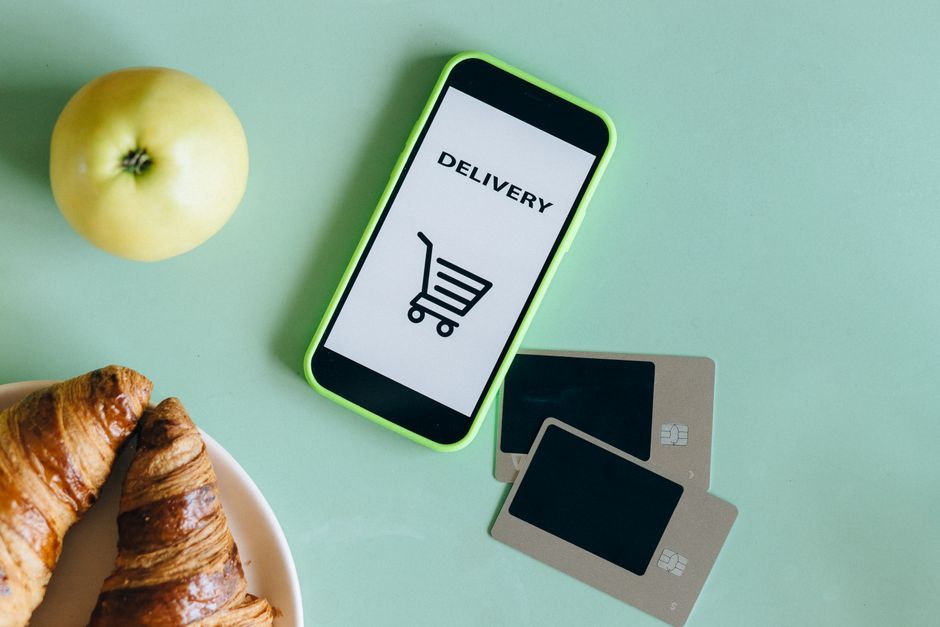 smartphone ordering app screen retail shop
