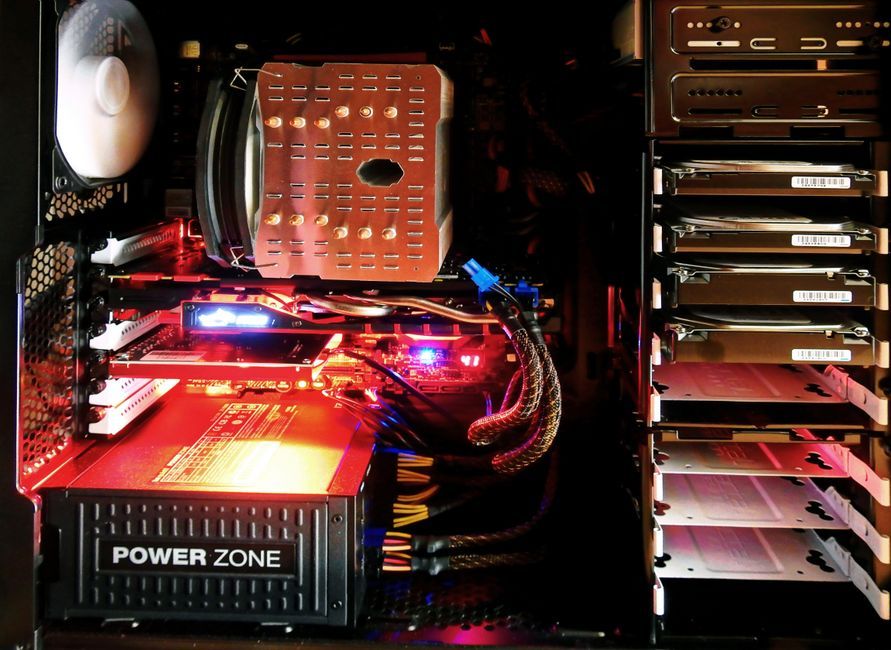 gpu hardware electronics motherboard tech workspace