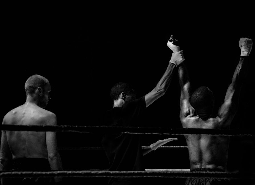 boxing champion belt celebration