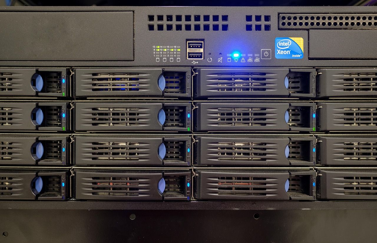 Thailand server room data center no logo