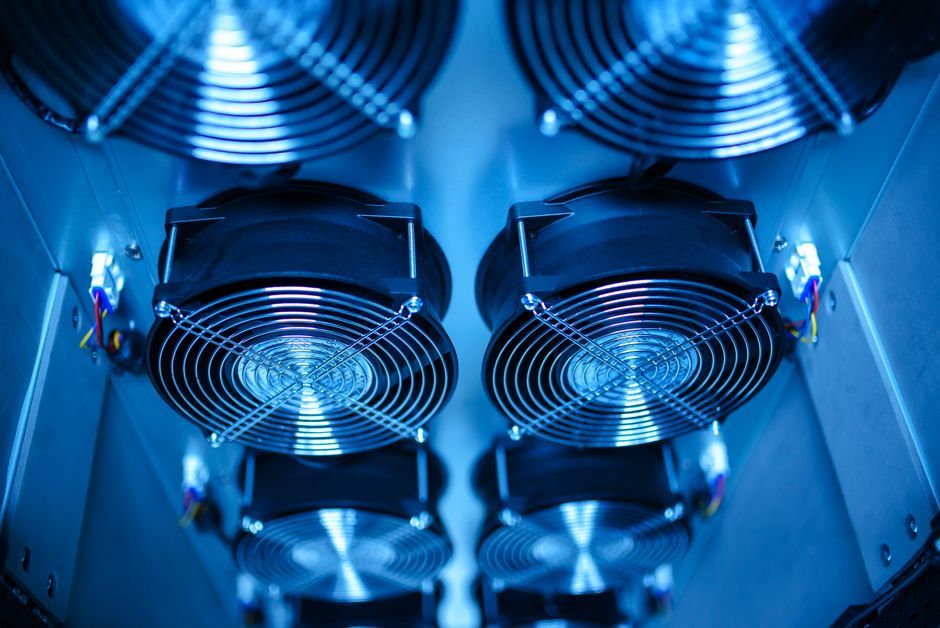 server room hardware cooling infrastructure no logo