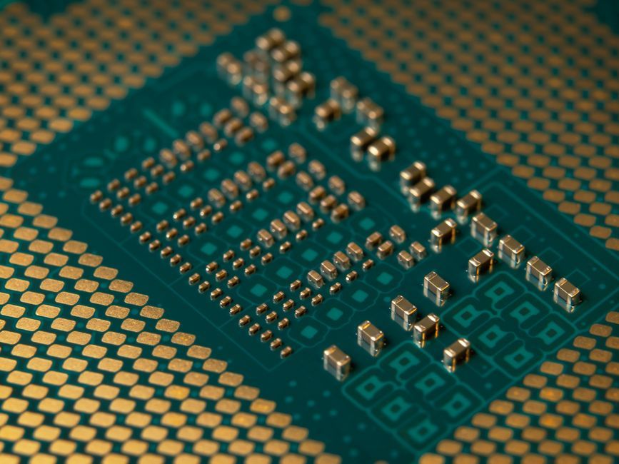 modern technology microchip processor semiconductor