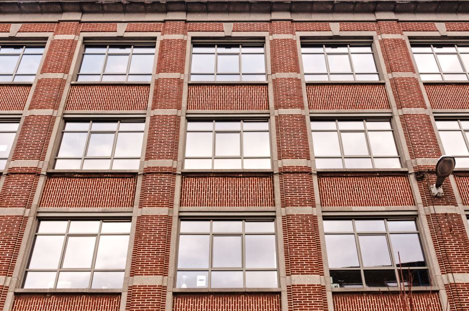 modern brick architecture building exterior Belgium
