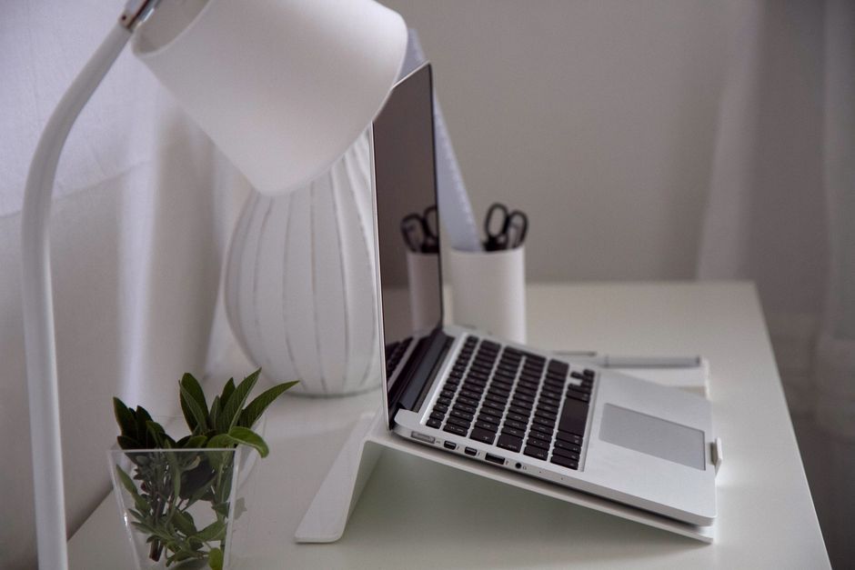 minimalist desk organization workspace accessories interior design