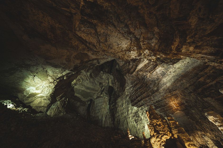 historic cave landscape nature exploration UK