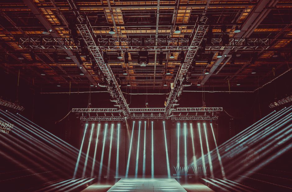 experimental stage design exhibition interior