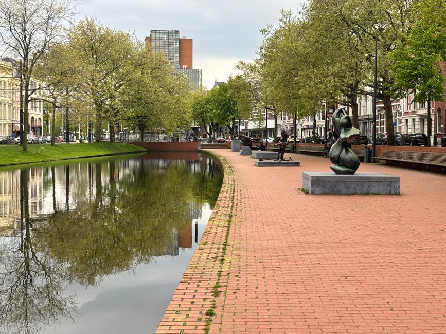 modern outdoor aluminum bench architecture Netherlands