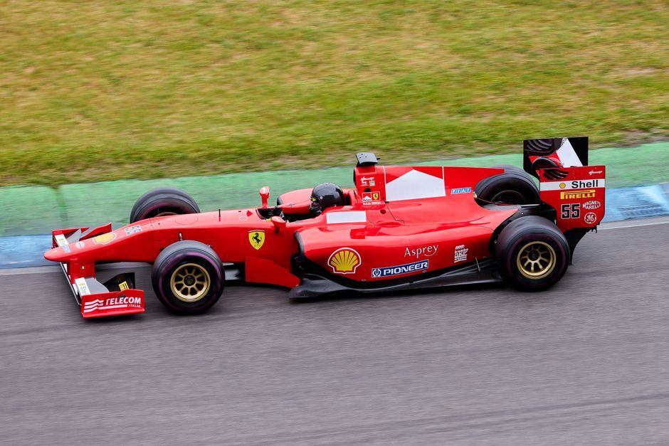 Formula 1 racing car track asphalt