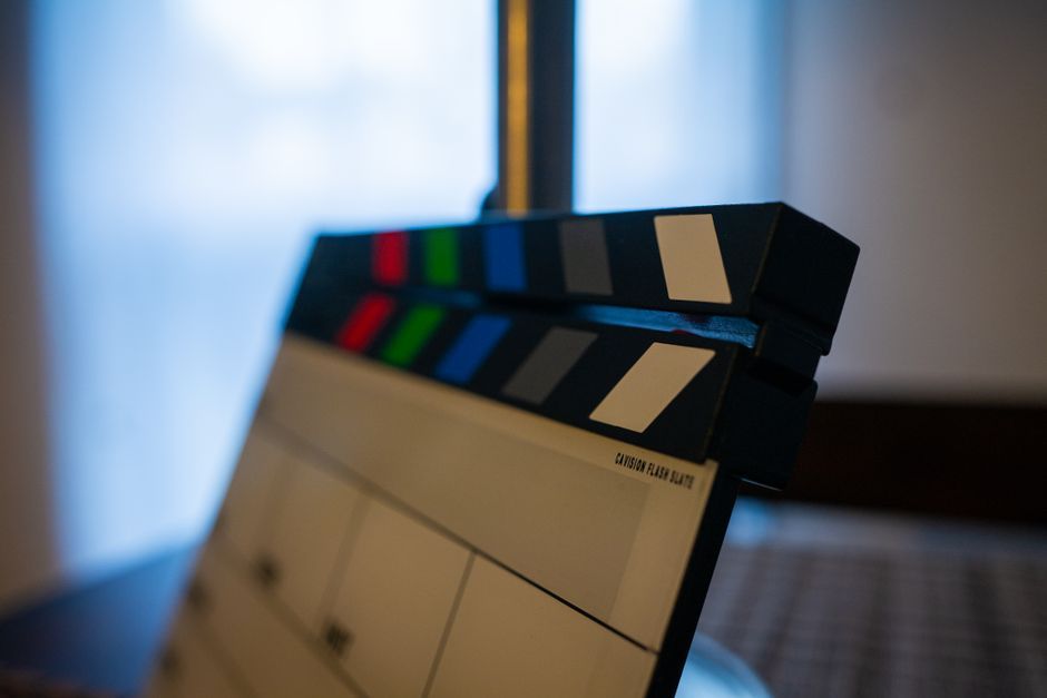 film camera movie clapperboard cinema