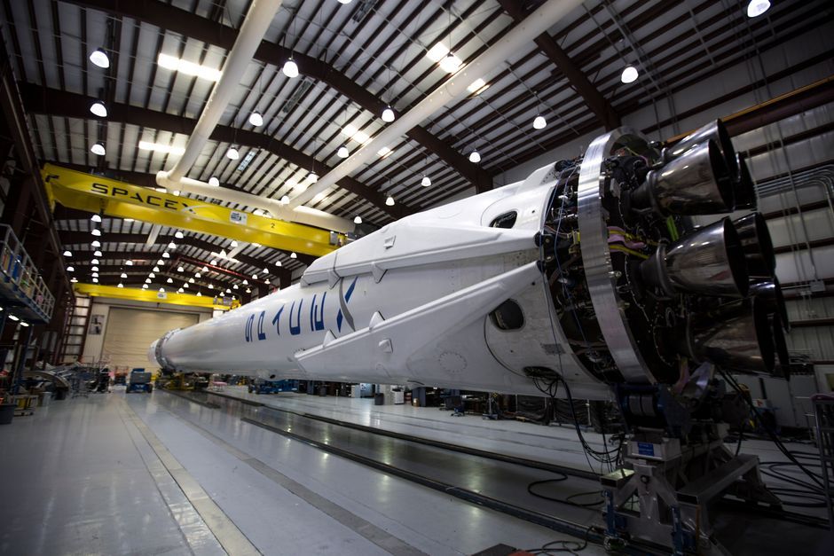 spacex rocket exterior facility