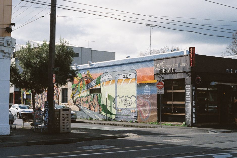 Australia Melbourne city street exterior