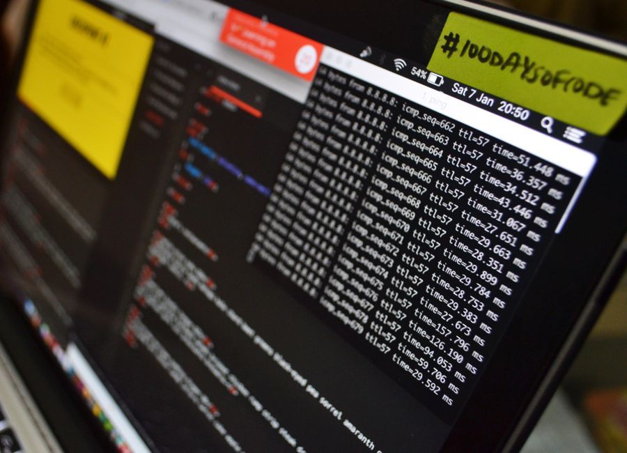 algorithm code execution monitor screen workspace