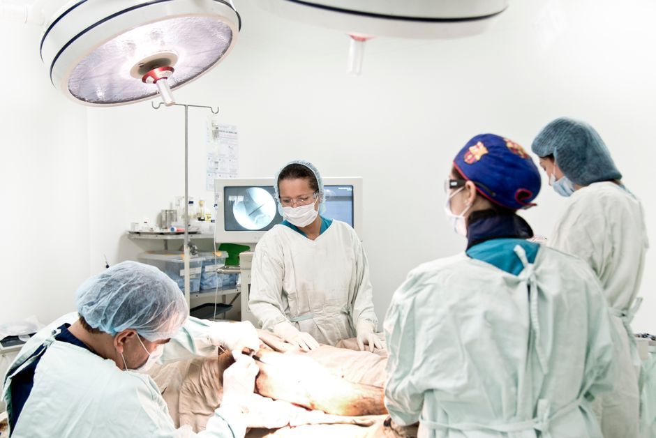 hospital operating theatre medical team