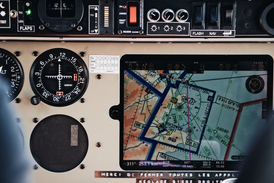 air traffic control tower monitor screen dashboard