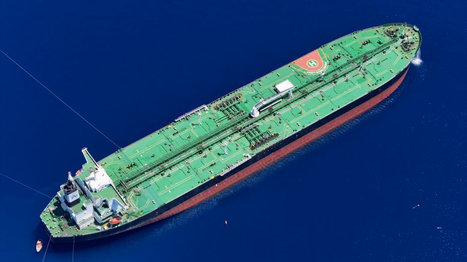 Gulf of Mexico oil tanker ship exterior