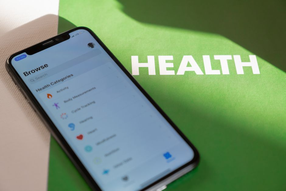 apple health app interface smartphone