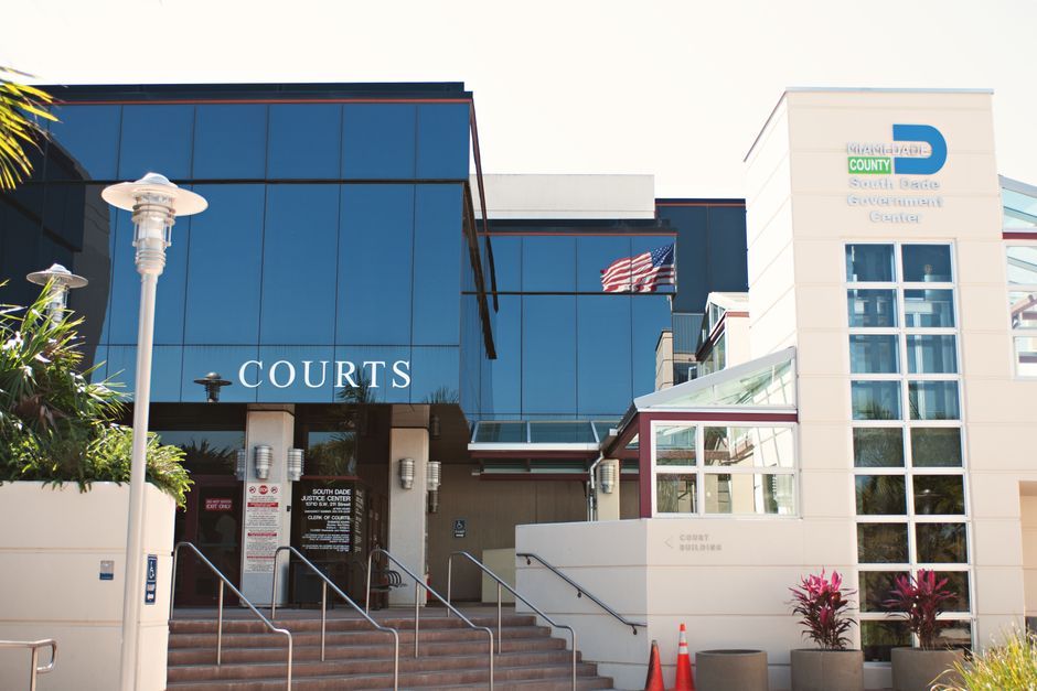 Florida government building courthouse exterior