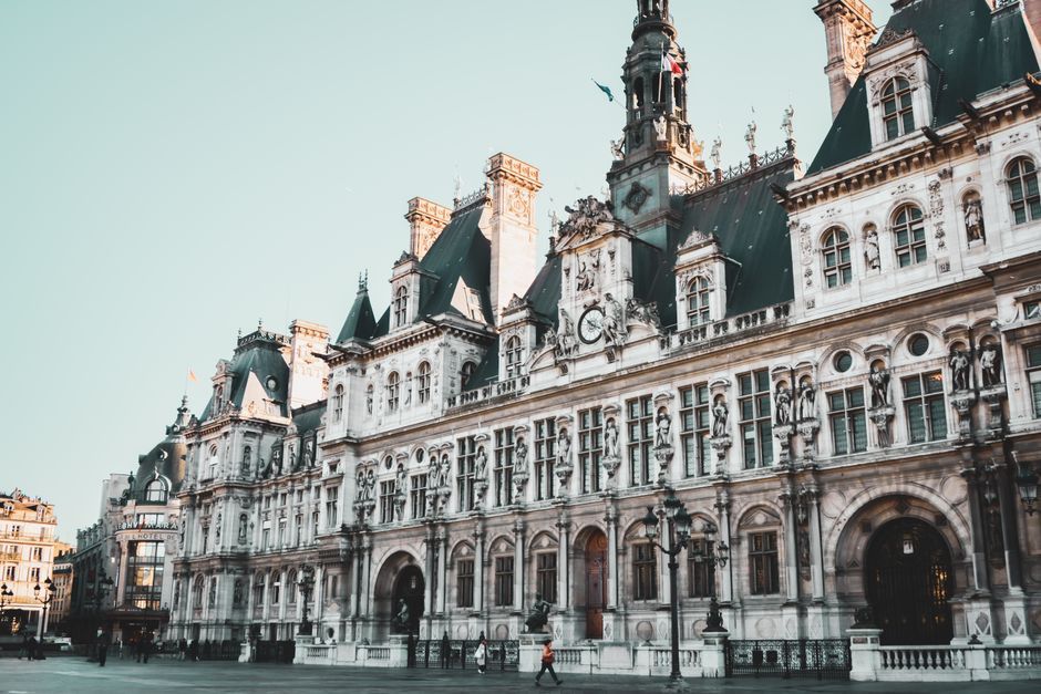 France government building Paris street