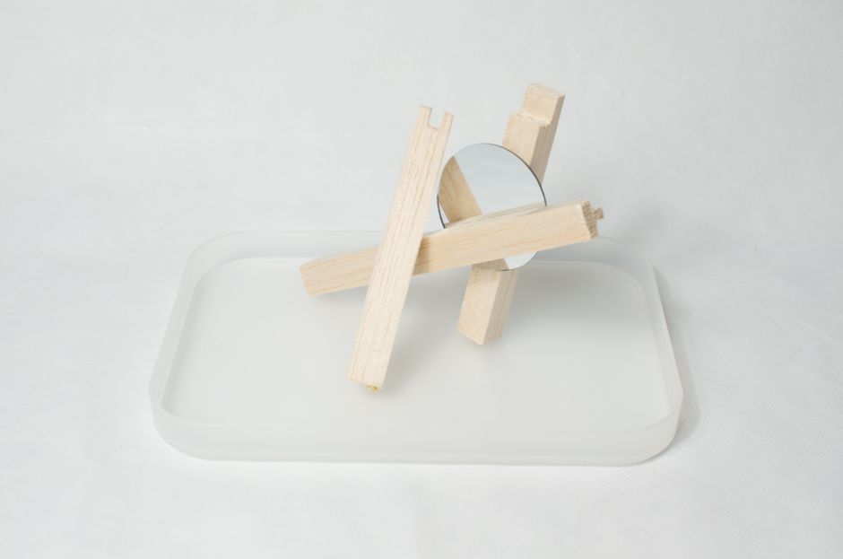 London design studio artist workspace mirror object