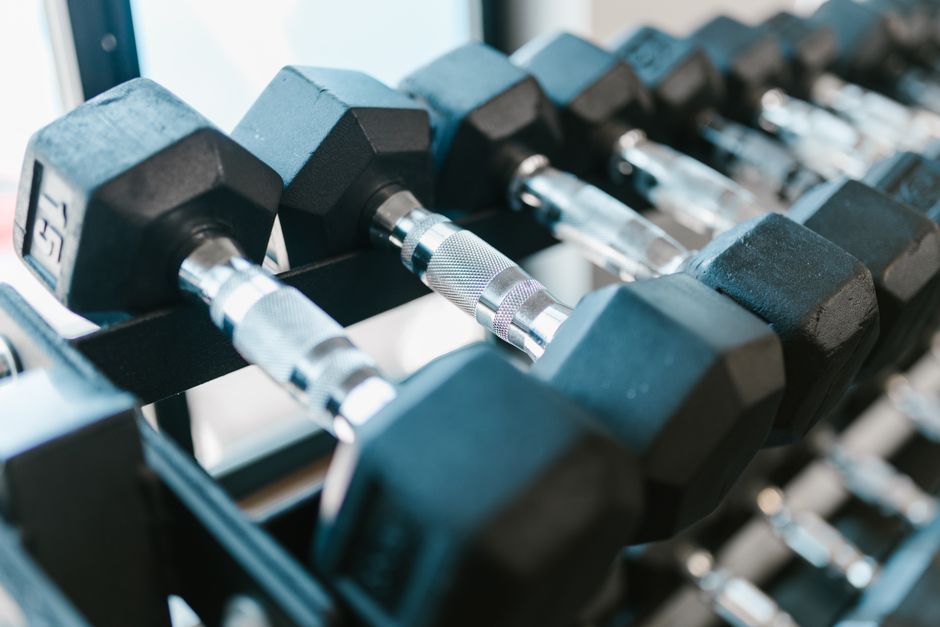 modern gym weight training equipment fitness center