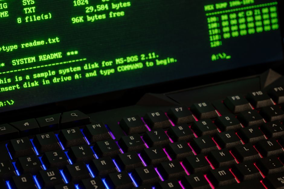 terminal command line code screen no logo
