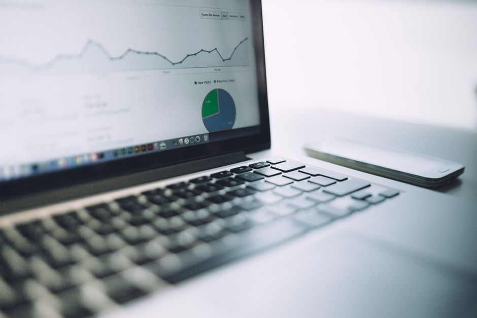 web development analytics data dashboard screen
