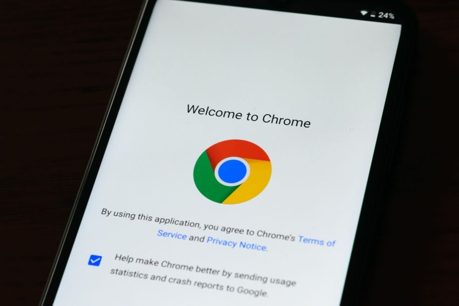 Google Chrome logo browser interface