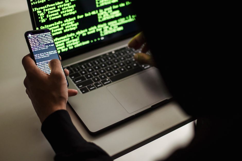 Android software developer workspace laptop