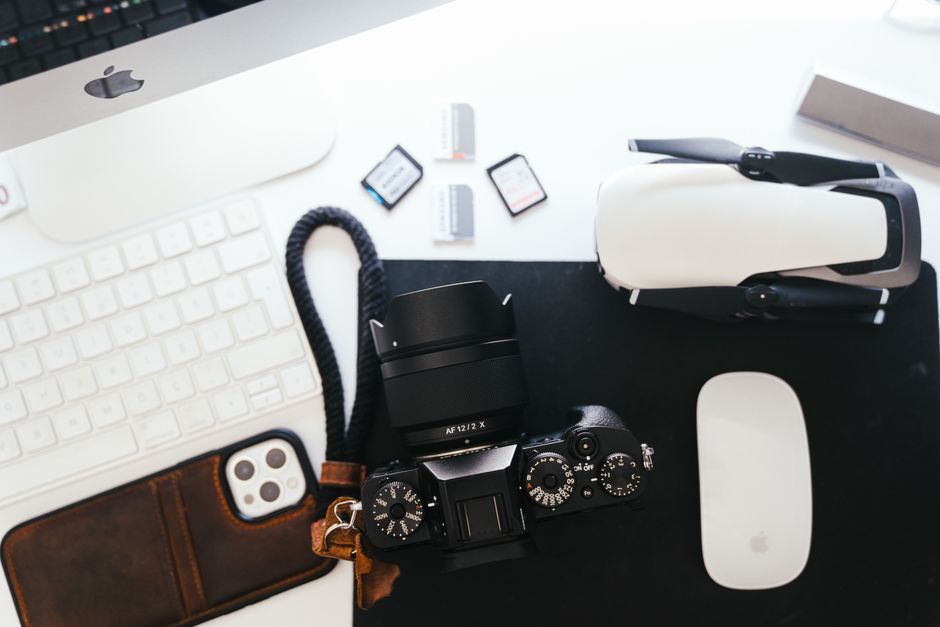 digital camera technology product workspace