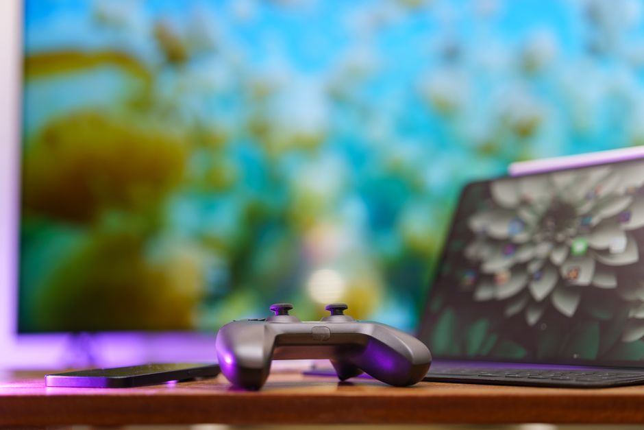 gaming controller digital display monitor