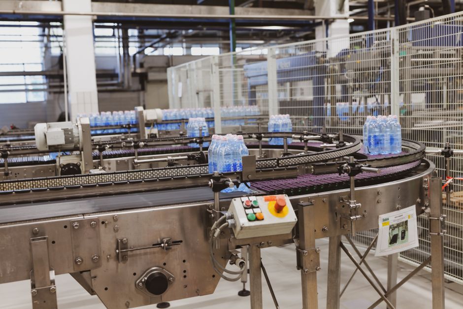 UK food processing factory industrial interior