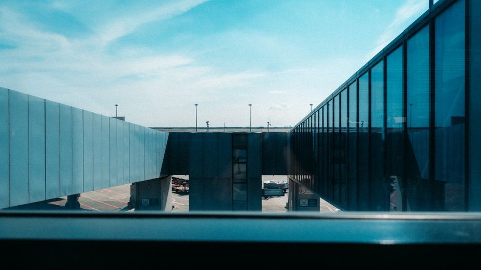 London Heathrow airport terminal exterior daylight