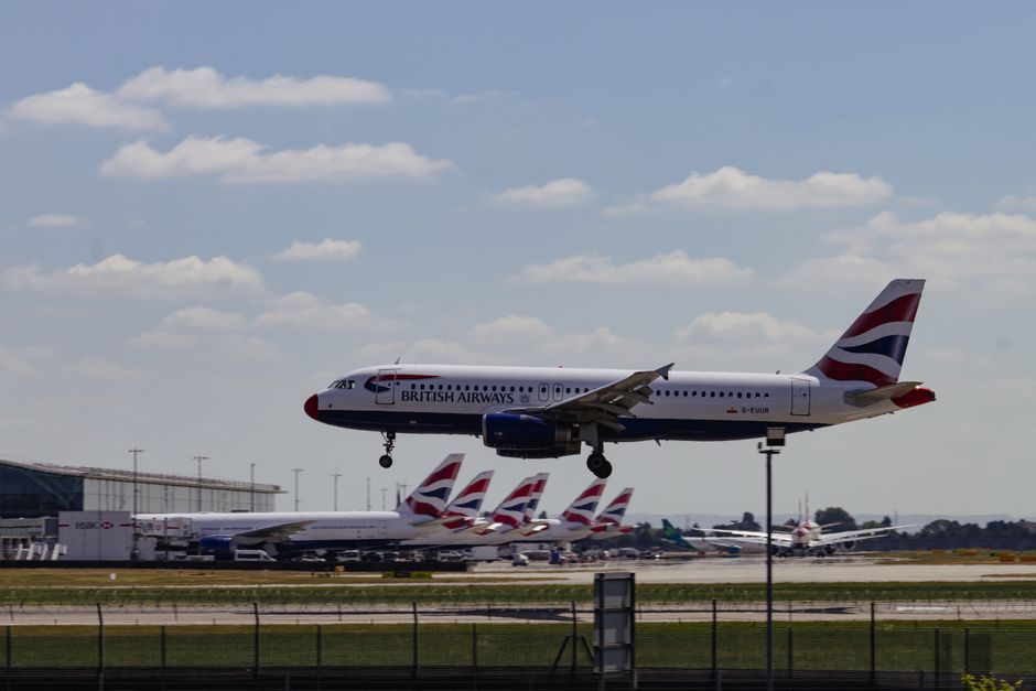 London Heathrow airport terminal buildings aircraft