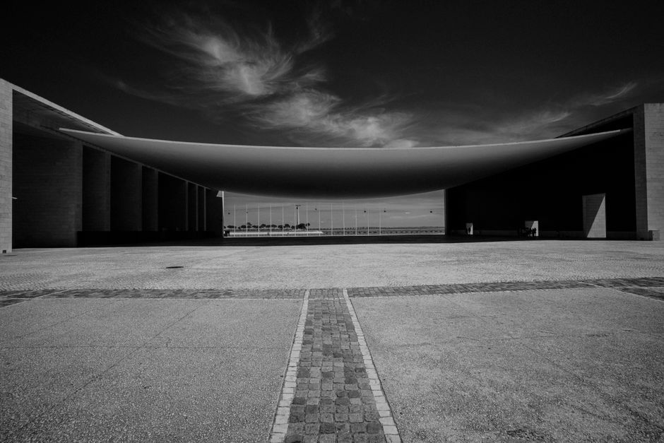 concrete pavilion roof architecture exterior