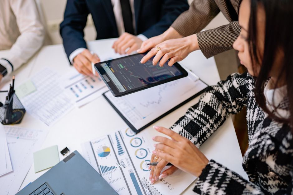 business team analytics data strategy office Thailand