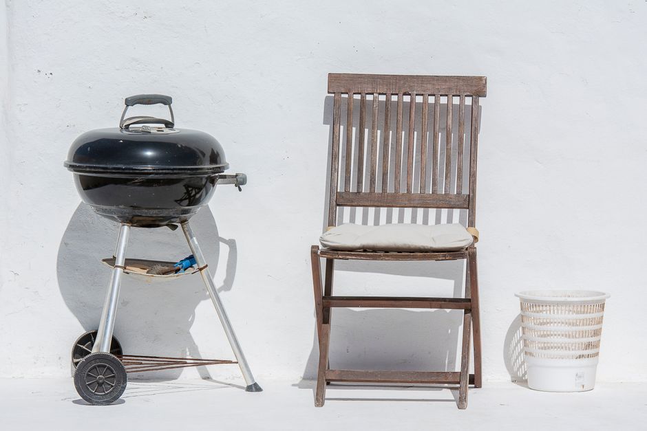 wood pellet grill outdoor barbecue patio