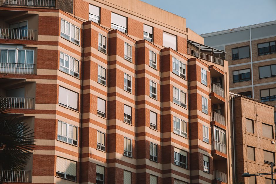 modern European residential apartment architecture exterior
