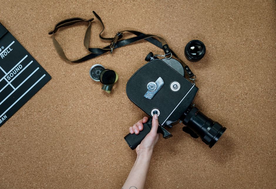 vintage film camera cinema production