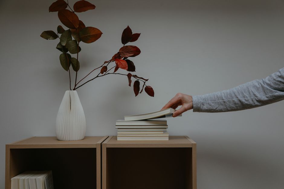 IKEA BILLY bookcase minimalist home storage setup