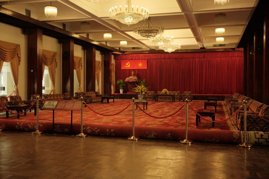 Thailand government building interior reception hall