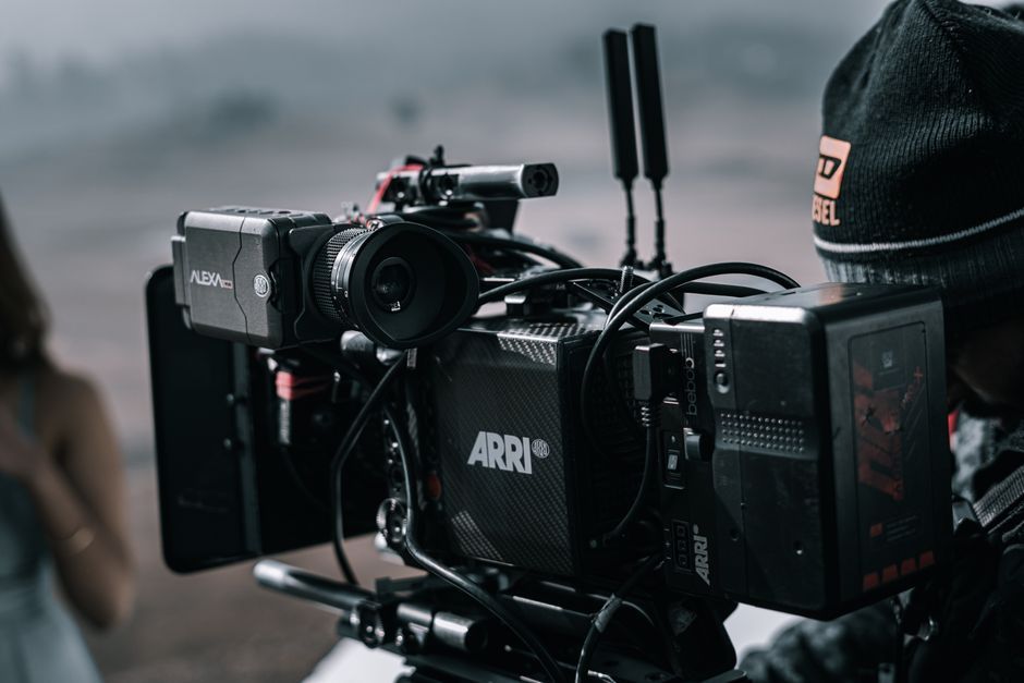 cinema film production set