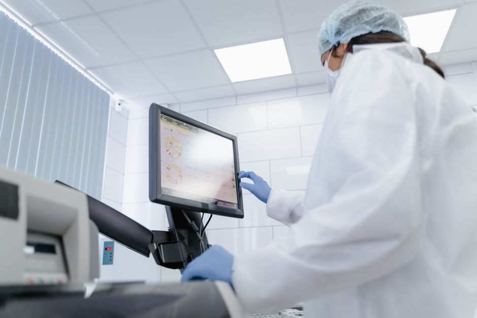 laboratory scientist biotechnology research equipment
