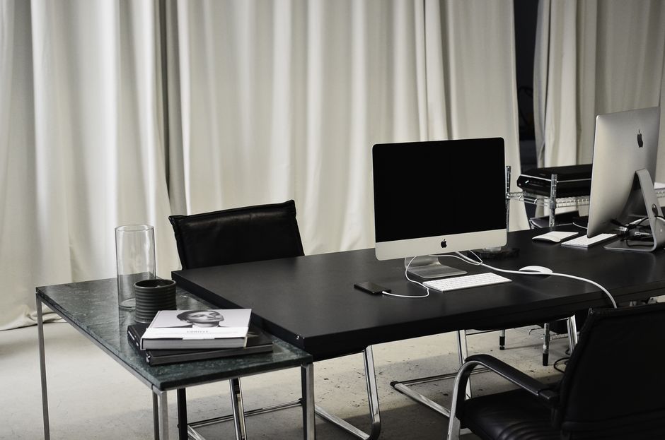 corporate office workspace business desk