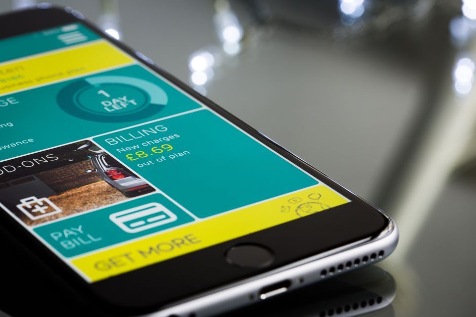 smartphone app interface screen design