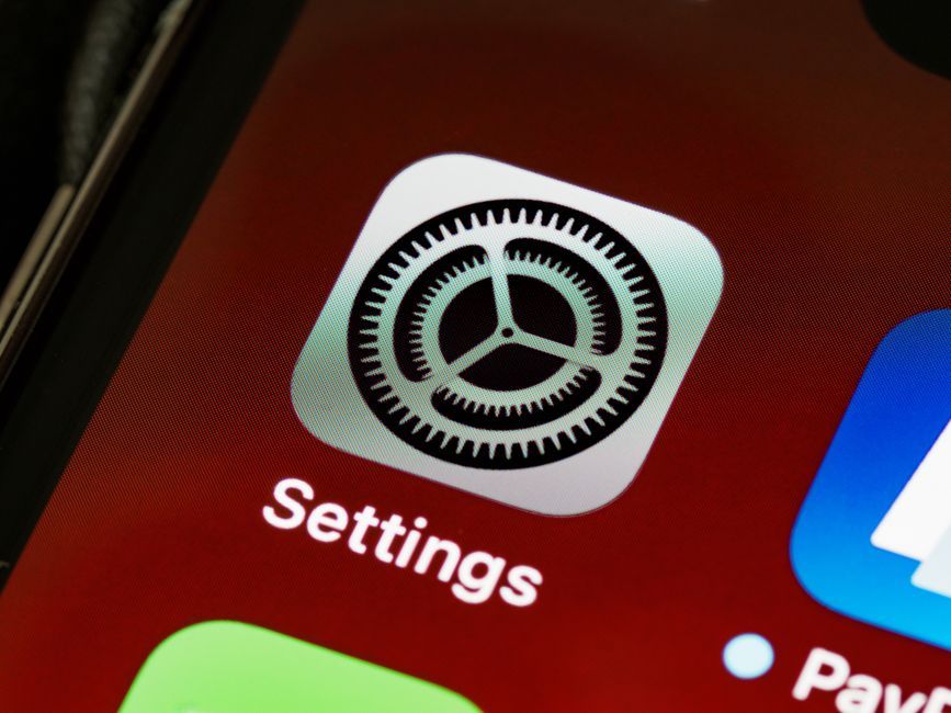 iPhone settings interface screen