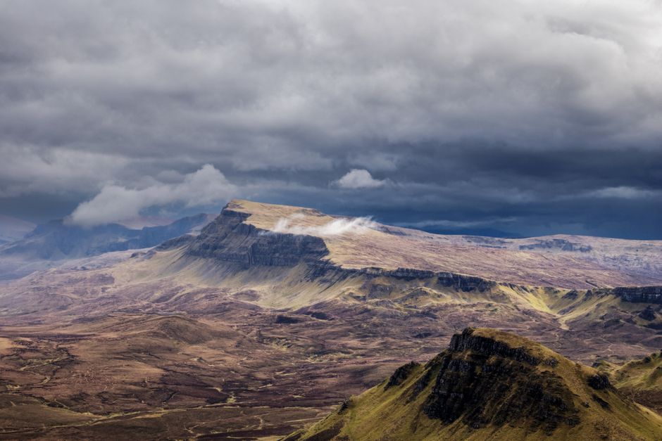 UK Scotland landscape moody weather clouds