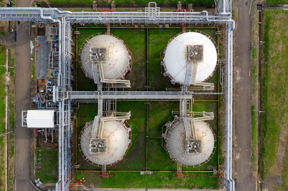 North Sea gas pipeline facility industrial Scotland